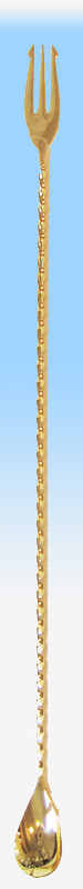 50cm gold Japanese barspoon