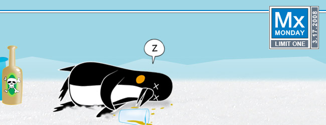 Kaiser Penguin is napping